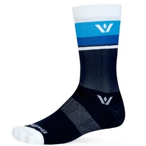 Swiftwick Aspire NEW Mens Ultra Thin Crew Socks Athletic Compression White XL